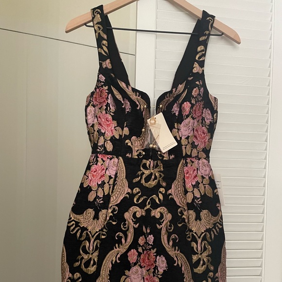 For Love and Lemons Tapestry Brocade Mini Dress NWT - Picture 4 of 5
